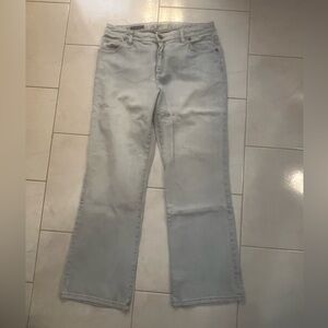 Lands’ End Women’s Blue Denim 5 Pocket Jeans